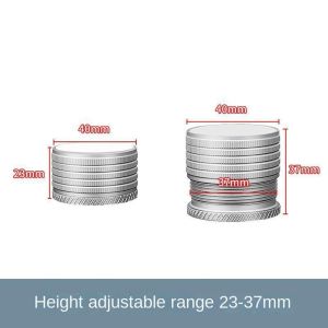 JIYAN2866 Aluminium Alloy Bed Stabilizer Wall Protective Self-adhesive Bed Frame Anti Shake Shockproof Headboard Stoppers Bed