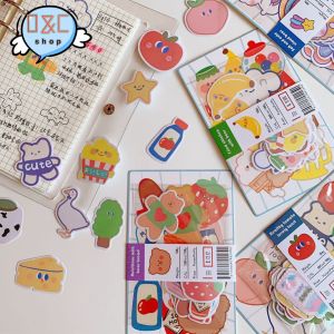 พร้อมส่ง สติกเกอร์เกาหลีน่ารัก สติ๊กเกอร์ DIY ชุดสติ๊กเกอร์การ์ตูนหมี เครื่องเขียน สติ๊กเกอร์ตกแต่ง ลายน่ารักๆ สติ๊กเกอร์น่ารัก