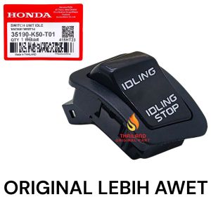 Tombol Idling Stop Beat Sporty Esp 2014-2019 / Vario 125 LED OLD 2015-2018 K50 Original Thailand KD415