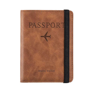 rainbow Dompet Paspor Travel Kulit PU Leather Passport Cover Pasport Holder RFID Block Multifungsi
