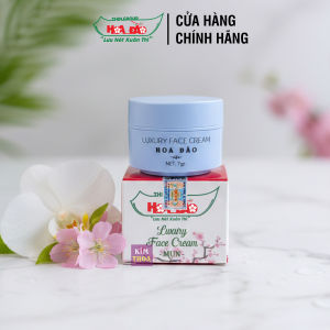 (MẪU MỚI) Kem Mụn Hoa Đào Luxury Face Cream Mụn - Giảm Mụn Giảm Thâm Dưỡng Trắng Mịn Da Da Mụn Tuổi Dậy Thì