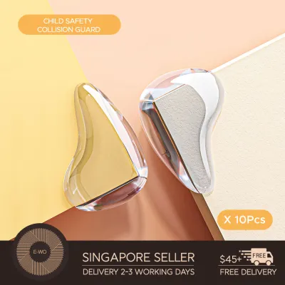 10Pcs Mini Droplets Transparent Table Corner Protector Silicon Desk Edge Guard Child Safety Corner Collision Guard