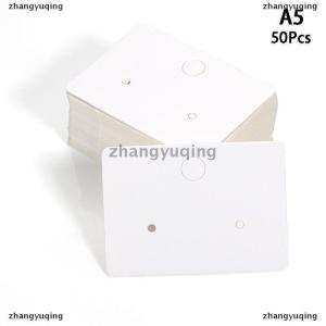 [COD] zhangyuqing 50pcs Round Cardboard Earring Display Cards Blank Kraft Paper Jewelry Hanging Tags For Earring Ear Studs Selling Packaging