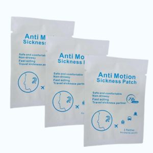 3 Sachets Anti-Motion Sickness Relief Patch – Fast-Acting Nausea & Dizziness Relief for Car Sea & Air Travel – Natural Plaster for Motion Sickness & Vertigo – Easy-to-Use Non-Drowsy Travel Patch – Ideal for Adults & Kids During Long Trips