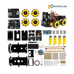 Makerlab ESP32 CAM Mecanum Smart Car Wireless Control Educational Learning Kit
