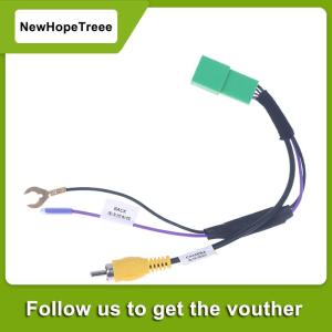 NewHopeTreee 5Pin อะแดปเตอร์สำหรับ D-MAX รถซูซูกิรุ่น Vitara Mitsubishi Pajero 4WD ของแท้จากโรงงานผลิตกล้องวิดีโอรถยนต์สายอะแดปเตอร์กล้องถอยหลัง