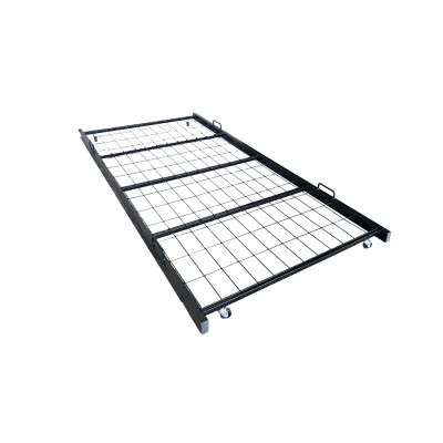 SG Ready Stock Single Metal Bedframe + Pullout km101
