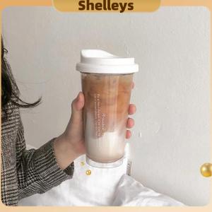 [Shelleys] Bình nước dễ thương bằng nhựa đựng nước trái cây trà sữa cà phê bình uống nước chống rò rỉ trường học Tritan Cốc Sáng Tạo cầm tay không chứa BPA