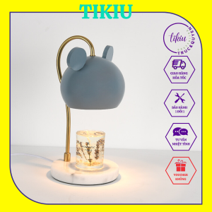 [HÀNG LOẠI 1] Đèn Đốt Nến Thơm KUTE MICKEY Đế ĐÁ THẠCH ANH SANG TRỌNG CAO CẤP TIKIU Phụ kiện nến thơm Yankee Bath & Body Works 2022