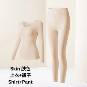 55-80kg Basic Warm Inner Shirt with Hyaluronic Acid 秋冬季玻尿酸保湿打底衣 Heat Tech Travel & Indoor Skin-Softening Shirt 玻尿酸美肤衣