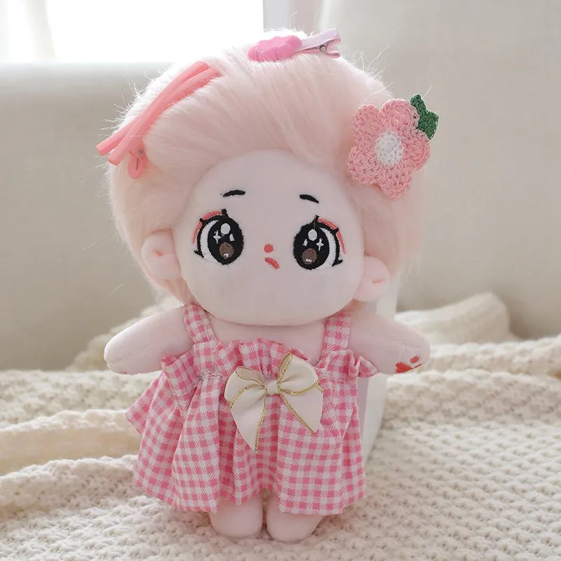 20cm Idol Doll Anime Plush Star Dolls Cute Stuffed Customization Figure Toys  Cotton Baby Doll Plushies Toys Fans Collection Gift