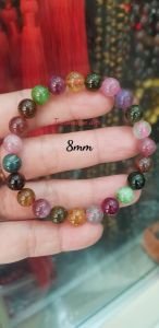 🌿✨🌿 Vòng tay phong thuỷ may mắn đá tourmaline màu bóng đẹp lắm size hạt vòng 8mm đá tự nhiên đeo tốt sức khoẻ may mắn tốt cho công việc đeo lên tay bóng đẹp màu rất xinh đẹp có 950k ạ