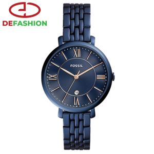 Original Women Jacqueline Blue Dial Rose Gold Hand Watch ES4094 Jam Tangan Wanita [Authentic]