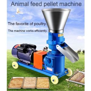 DEKES 4500W Feed pellet machine 220v small dry and wet straw crushing granulator pelletizer machine feeds Breed