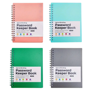 Portable Password Keeper Book Easy to Turn Pages Password Book with Alphabetical Tabs for Class Notes and Journals