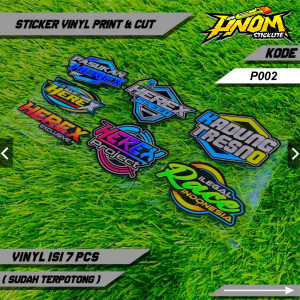 Sticker Pack Racing Print Cut Stiker Motor Sticker Vinyl