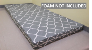 8 INCHES CANADIAN COTTON FOAM COVER LONG ZIPOER (RANDOM DESIGN/COLOR!) (HINDI KUMUKUPAS)