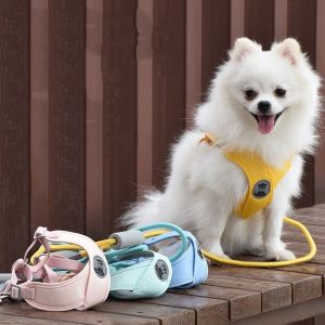 KZNAQQ Soft Dog Harness Vest X Shaped Breathable Puppy Cat Chest Straps Fashion Anti Escape Dog Harness and Leash Set for Pets