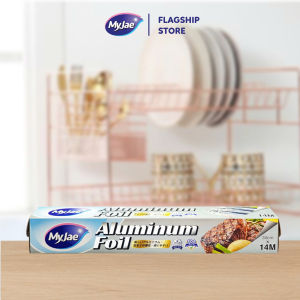 MyJae Premium Food-Grade Aluminum Foil 14M - Non-Toxic Heat-Resistant FDA Compliant
