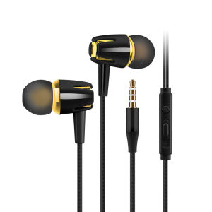 In-ear Wired Earphone with Mic HiFi Sound Noise Cancelling Stereo Extra Bass Earbuds 3.5mm Jack for IPhone Samsung Xiaomi