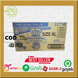 LIFREE PANTS 48 PCS SIZE XL POPOK CELANA DEWASA LEMBUT DAN NYAMAN DI PAKAI TERLARIS