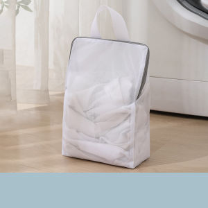 Mesh Laundry Bag Washing Machine Shoes Storage Net Bags Portable Anti-deformation Underwear Care Protect Organizer