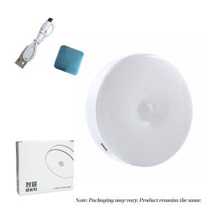 Local Ready Rechargeable LED Night Light Automatic Motion Sensor Magnetic Wall Light for Wardrobe Hallway Cabinet