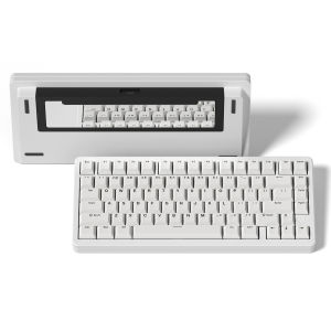 Womier Black SK75 75% Tri-Mode Aluminum Alloy Shell Hot Swap Gaming Mechanical Keyboard RGB Wireless Gasket Mounted Keyboard