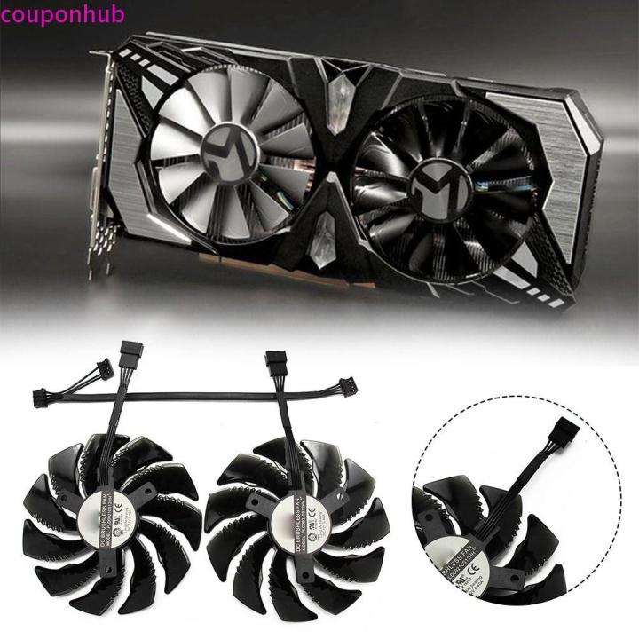 LUXURYLYN T129215SU GPU Cooler DC 12V Dual Fans Video Card Cooler Professional 4Pin Graphics Card Fans for GIGABYTE RTX2060GTX1650 1660/1660Ti Computer Cooling