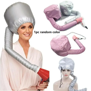 Portable Hair Bonnet Dryer Cap Lazy Man Hair Dryerr Cap Quick Dry Hair Dryer Heating Set Oil Baking Cap Household Fast Dry Hair