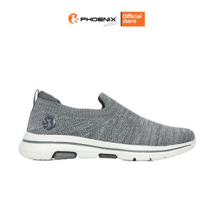 Phoenix Helios Sepatu Slip On Pria - Dark Grey