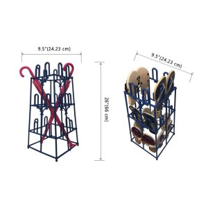 (SAPPHIRE) PLASTIC FOLDABLE SHOE RACK/UMBRELLA RACK/SKELETON SHOE RACK/DETACHABLE RACK
