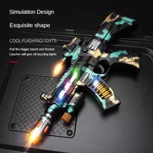 Soft bullet gun fireable gun childrens toy gun boy boy equipment full set toys for kids