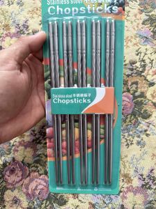 5 đôi đũa xoắn Chopsticks Inox cao cấp xài 5 năm được thiết kế độc đáo sang trọng đẹp mắt nhẹ và dễ sử dụng