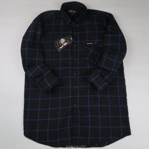 ( COD ) Kemeja flanel pria lengan panjang terbaru banyak motif kekinian bahan tebal tidak luntur