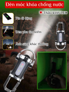 Đèn Pin Siêu Sáng Mini Móc Khóa Nhỏ Gọn - Đèn Pin Cầm Tay Siêu Bền