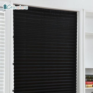 Chinatera ผ้าม่านแนววินเทจสไตล์นอร์ดิกผ้าม่านแบบมีกาวในตัวสไตล์ญี่ปุ่นย้อนยุคสำหรับห้องน้ำระเบียงห้องครัวผ้าม่านติดหน้าต่างกันแสงได้ปานกลางทำจากโพลีเอสเตอร์ผ้าม่านหน้าต่างกันน้ำ