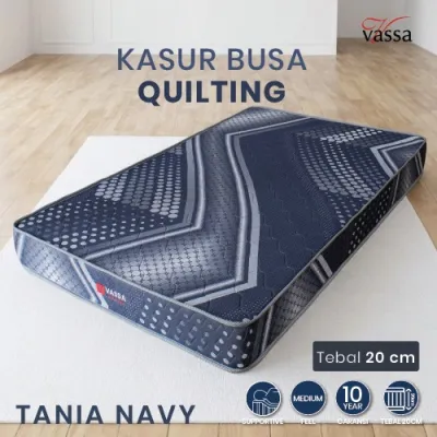 Kasur busa Vassa quilting / Tania Navy / Royal foam inside