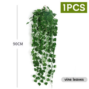 2PCS 95CM Simulation green rose hanging orchid wall decoration simulation plant wall hanging home decoration