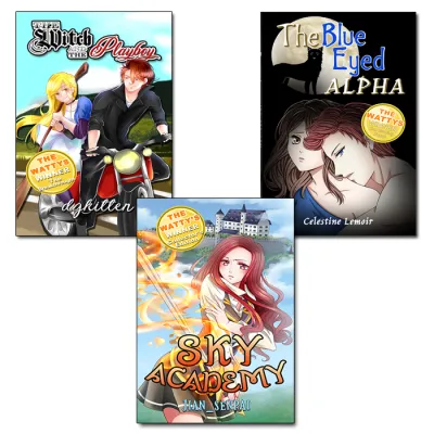 The Wattys Winning Fantasy Novels: Sky Academy The Blue-Eyed Alpha and The Witch and the Playboy