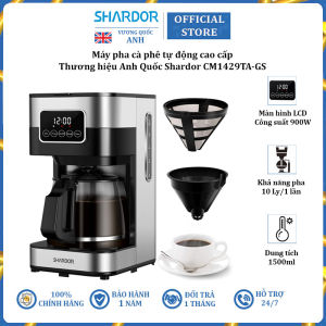 [BH 1 NĂM] Máy pha cà phê tự động cao cấp thương hiệu Shardor CM1429TA-GS - Hàng Chính Hãng Nhập Khẩu