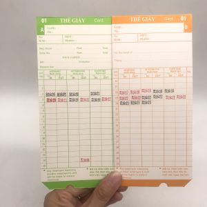 Thẻ chấm công giấy Ronald Jack RJ-2200N