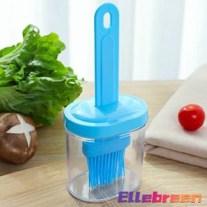 Oil Brush Cooking Baking BBQ Silicone Oil Bottle Grilling Tools Brushes Kitchenware
