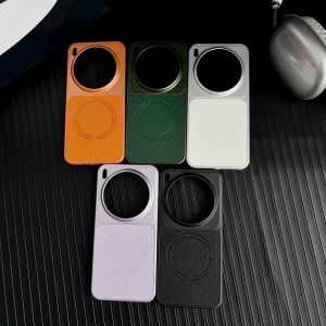 For VIVO X300 Pro Case Luxury PU Leather Wireless Charging Protective Back Cover Case For VIVO X300 X300Pro Phone Shell