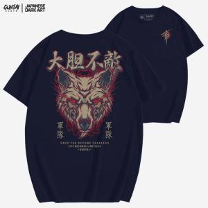 Kaos Distro Jepang Original Tshirt Pria Branded Japanese Art Guntai Cloth GT 29