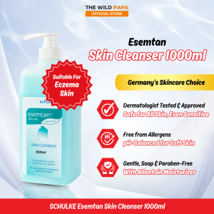 SCHULKE Esemtan Skin Cleanser 100ml Travel Size With Allantoin Suitable For All Skin Type & Eczema Skin pH Balance