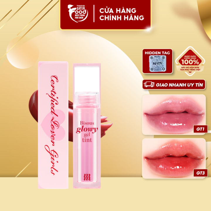 Son Bóng Pha Lê Căng Mọng, Bền Màu Merzy Bisous Glowy Gel Tint 4g ...