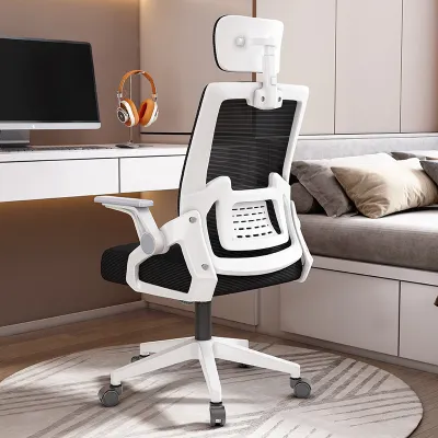 [Ready Stock]Ergonomic Office Chair Computer Desk Chairs Mesh Home Office Desk Chairs with Lumbar Support