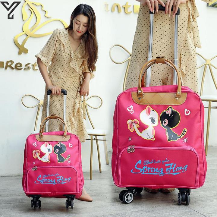 Fourwheeled shopping bag, trolley bag, travel bag, waterproof Oxford cloth travel bag, luggage