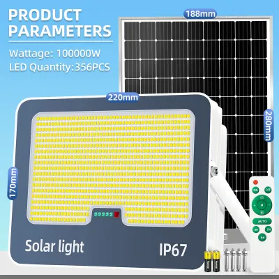 EEKOO โซล่าเซลล์ 1 แถม 1 800000w โคมไฟโซล่าเซลล์ solar light ไฟ led ไฟโซล่าเซล1000wแท้ แผงโซล่าเซลล์ โซล่าเซลไฟบ้าน สปอตไลท IP67 กันน้ำ